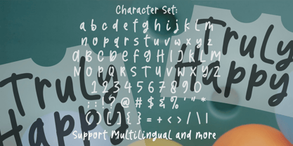 Truly Happy Font Poster 5