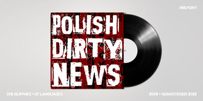 Affiche polonaise Dirty News Police 1