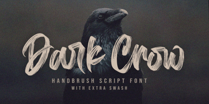 Dark Crow Font Poster 1