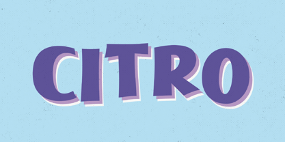 Citro Font Poster 1