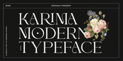 Karima Font Poster 1