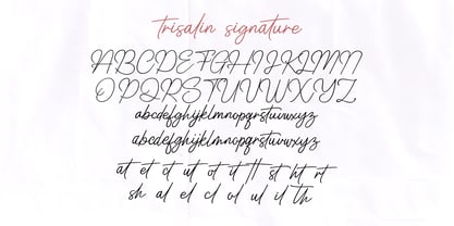 Trisalin Font Poster 10