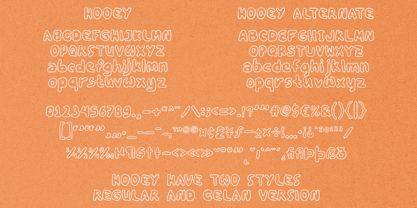 Hooey Font Poster 15