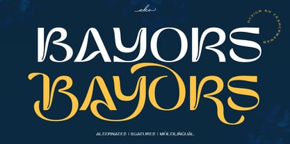 Bayors Font Poster 1