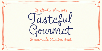 Tasteful Gourmet Fuente Póster 1