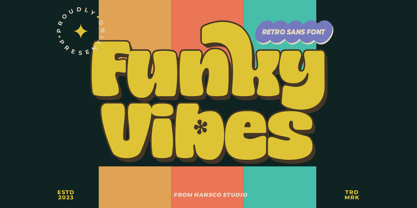 Funky Vibes Font Poster 1