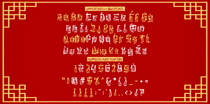 Eastern Echoes Font Poster 11