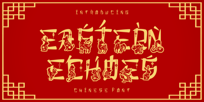 Eastern Echoes Font Poster 1