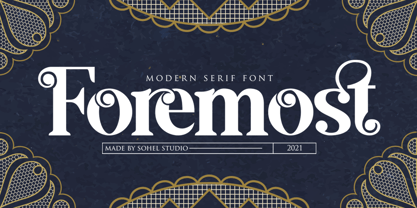 Foremost Font Poster 1