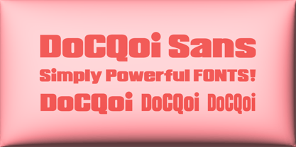 DoCQoi Sans Font Poster 2