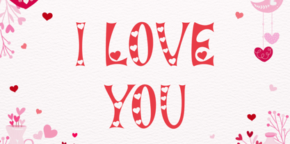 Couple Valentine Font Poster 5