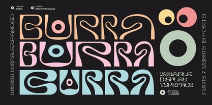 Burra Font Poster 1