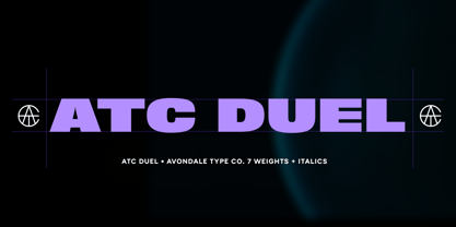 ATC Duel Font Poster 1
