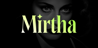 Mirtha Display Font Poster 1