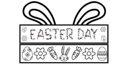 Funny Easter Font Poster 5