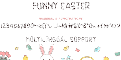 Funny Easter Font Poster 7