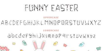 Funny Easter Font Poster 6