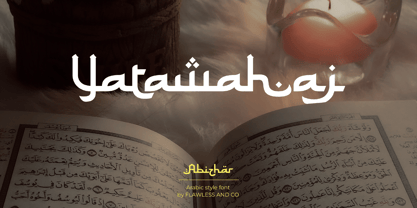 Abizhar Font Poster 5