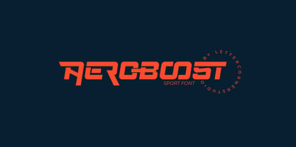Aeroboost Font Poster 1
