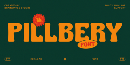 Pillbery Font Poster 1