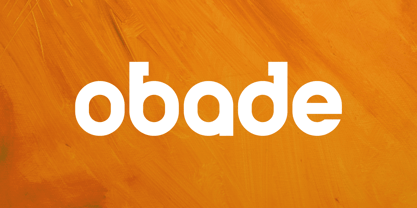 Obade Font Poster 1