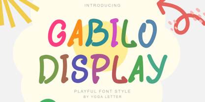 Gabilo Display Font Poster 1