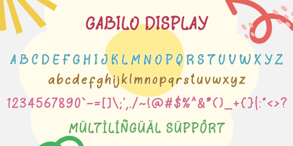 Gabilo Display Font Poster 5