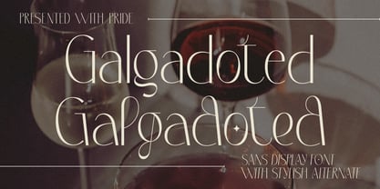 Galgadoted Font Poster 1