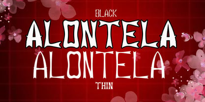 Alontela Font Poster 1