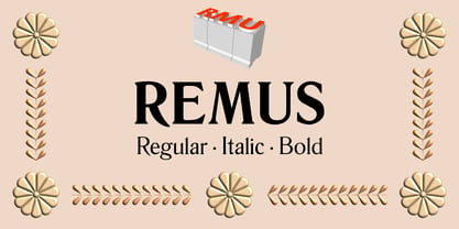 Remus Font Poster 1