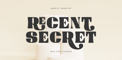 Recent Secret Font | Webfont & Desktop | MyFonts