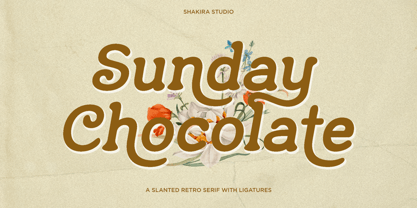 Sunday Chocolate Font Poster 1