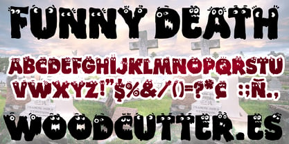 Funny Death Font Poster 3