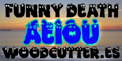 Funny Death Font Poster 5