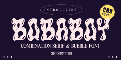Bobaboy Font Poster 1