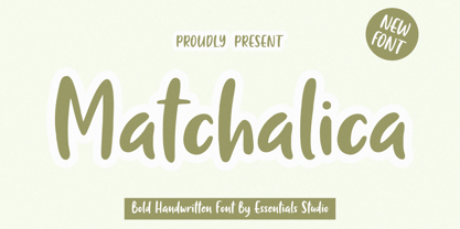 Matchalica Font Poster 1