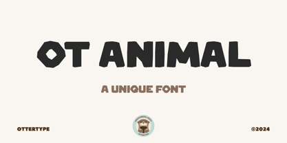 OT Animal Font Poster 1