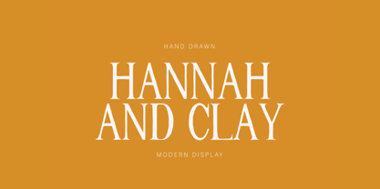Hannah and Clay Font Poster 11
