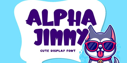 Alpha Jimmy Font Poster 1