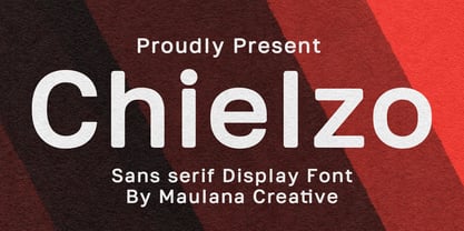 MC Chielzo Font Poster 1