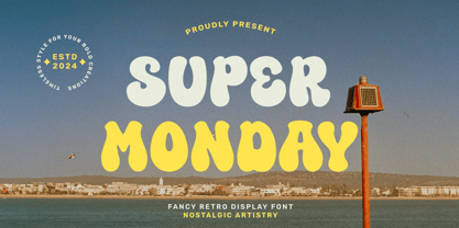 Super Monday Font Poster 1