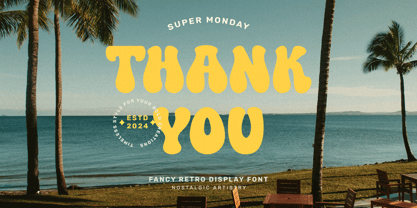 Super Monday Font Poster 9