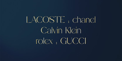 Classicore Font Poster 13