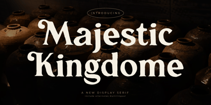 Majestic Kingdome Font Poster 1