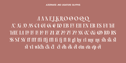 Adrosa Font Poster 11