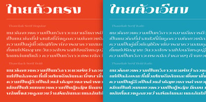 Thawilak Serif Font Poster 5