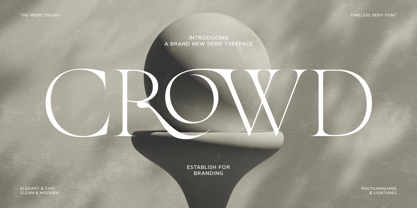 The More Crowd Font Poster 1