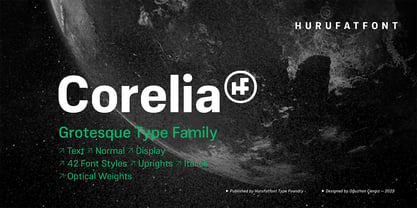 Corelia Font Poster 1