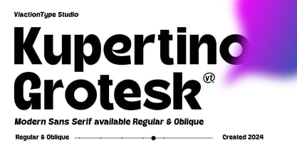 Kupertino Grotesk Font Poster 1