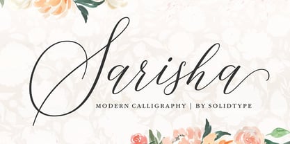 Sarisha Script Font Poster 1